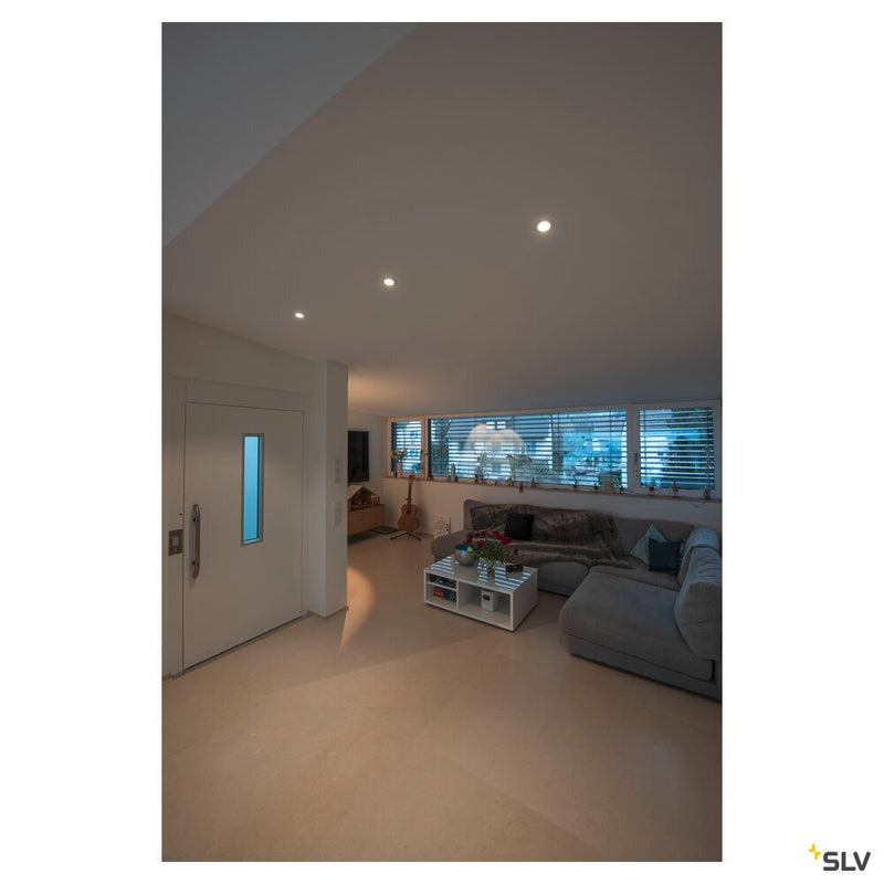 SENSER 12, Indoor LED recessed ceiling light round white 3000K