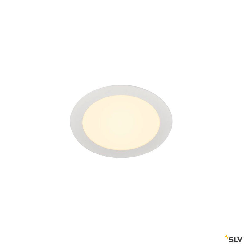 SENSER 18, Indoor LED recessed ceiling light round white 3000K