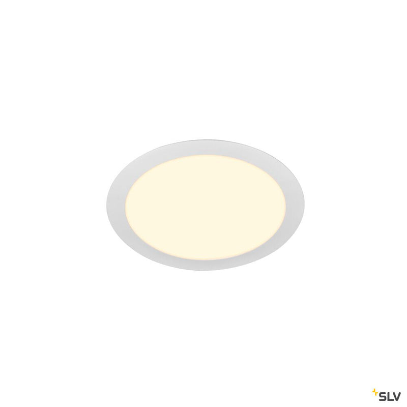 SENSER 24, Indoor LED recessed ceiling light round white 3000K