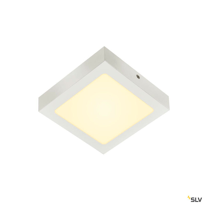 SENSER 18, Indoor LED surface-mounted ceiling light square white 3000K