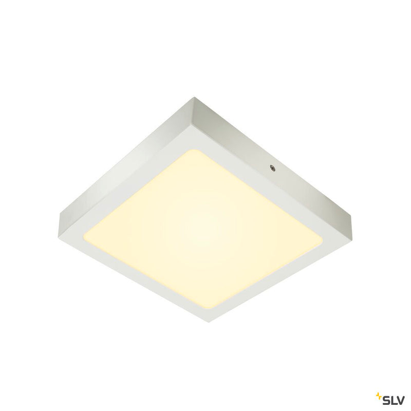 SENSER 24, Indoor LED surface-mounted ceiling light square white 3000K