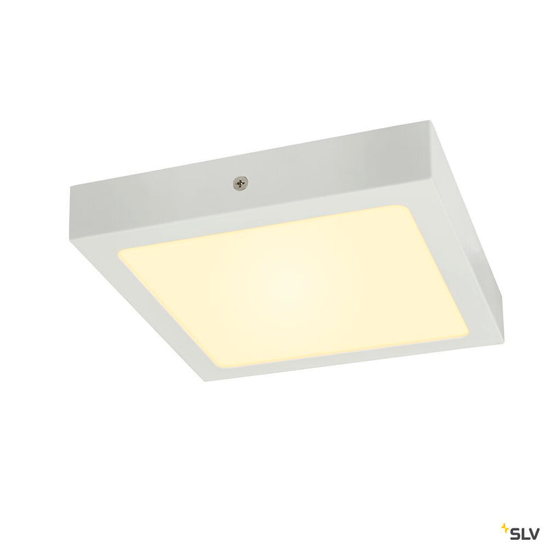 SENSER 24, Indoor LED surface-mounted ceiling light square white 3000K