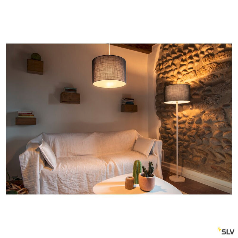 FENDA floor stand base I E27 Indoor floor stand in white without shade