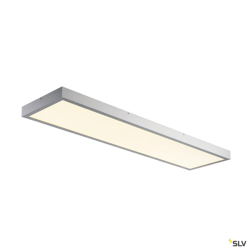 PANEL DALI, Indoor LED surface-mounted ceiling lights 1200x300mm grey 4000K