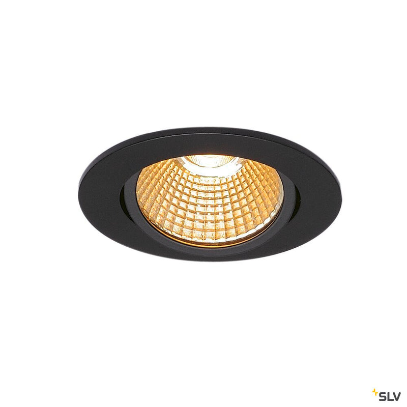 NEW TRIA 68 I CS, Indoor LED recessed ceiling light black 2700K round