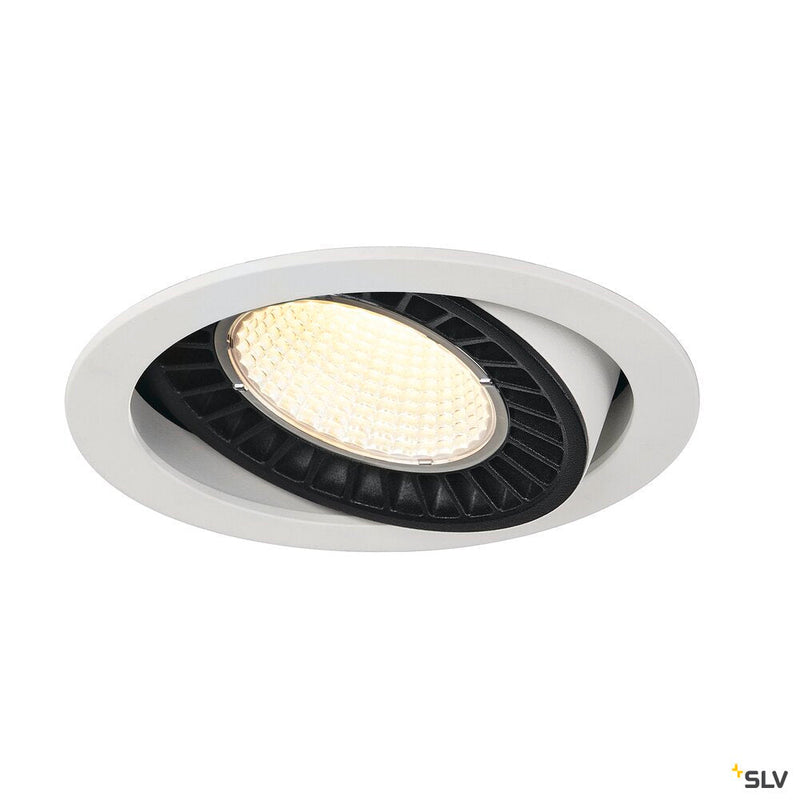 SUPROS, Indoor LED recessed ceiling light white round 4000K 60° CRI90 2700lm