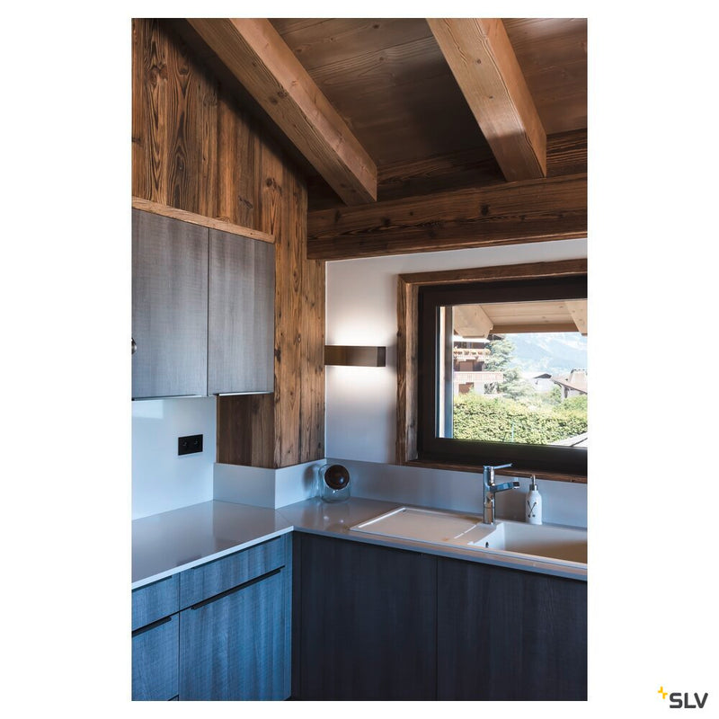 CHROMBO Indoor LED wall-mounted light, grey 3000K