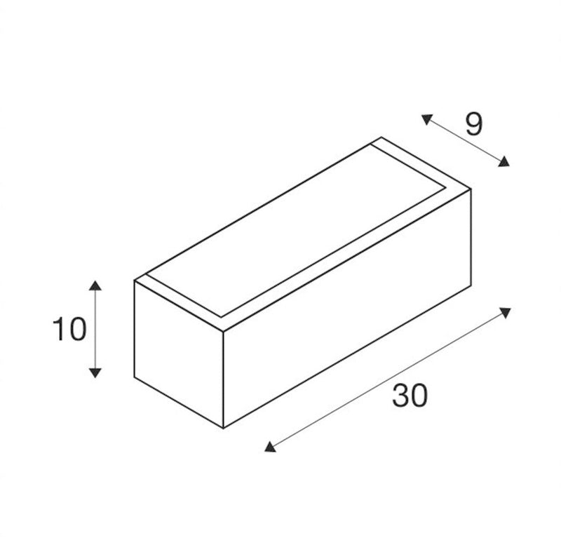 CHROMBO Indoor LED wall-mounted light, grey 3000K