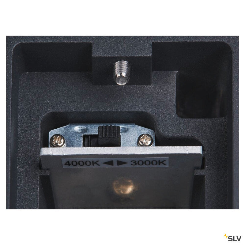 ENOLA SQUARE UP/DOWN S, outdoor LED surface-mounted wall light anthracite