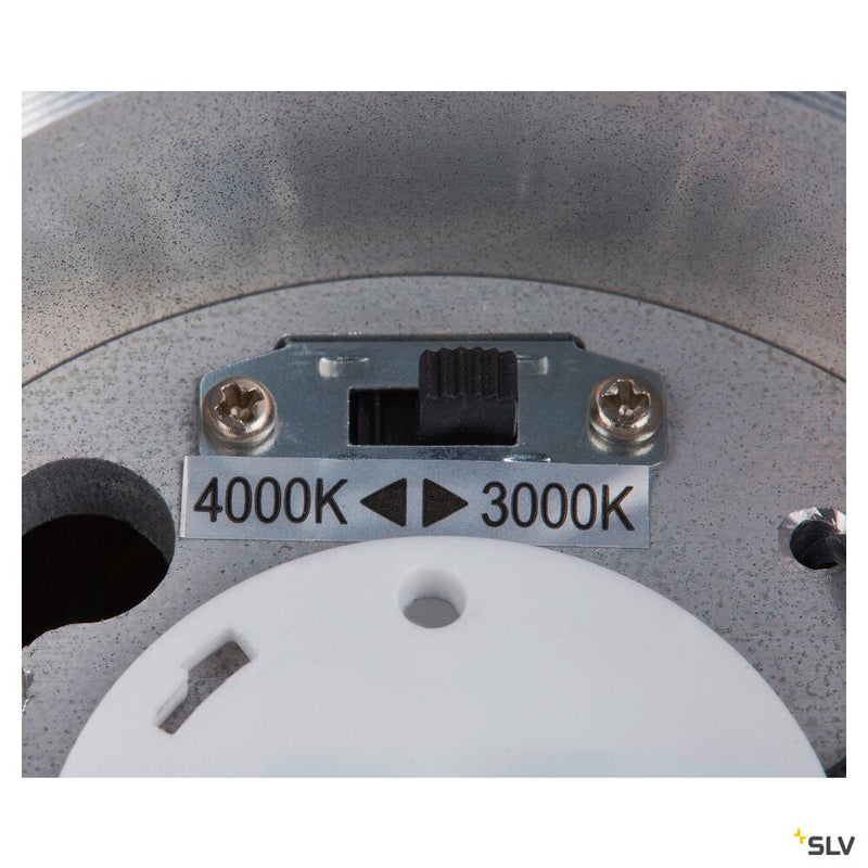 ENOLA ROUND S, outdoor LED surface-mounted ceiling light anthracite