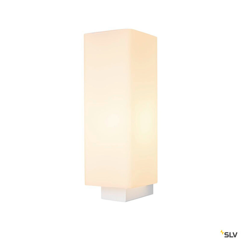 QUADRASS, indoor surface-mounted wall light, E27, white