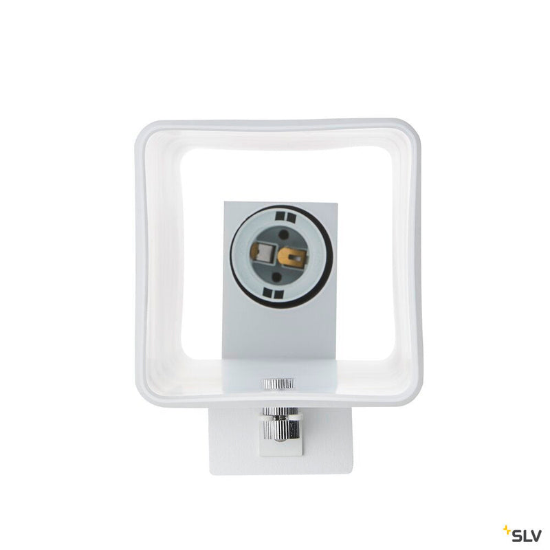 QUADRASS, indoor surface-mounted wall light, E27, white