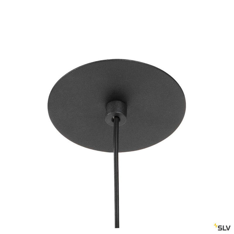HELIA AMBIENT 35, indoor LED pendant black flat canopy