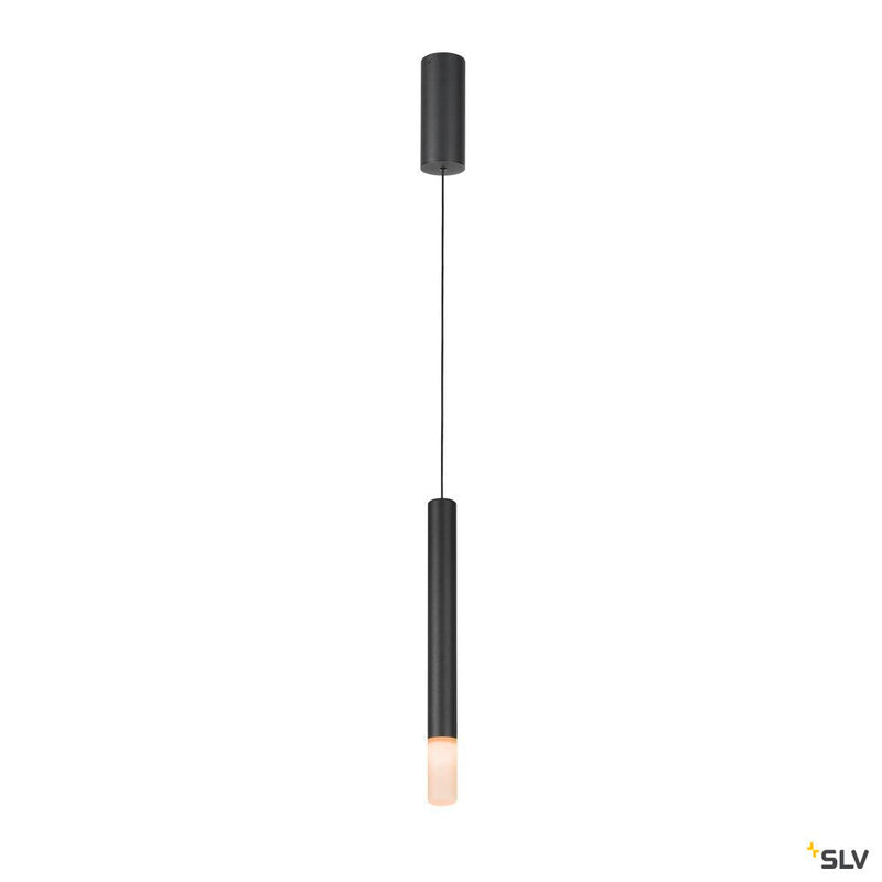 HELIA AMBIENT 35, indoor LED pendant TRIAC black with canopy