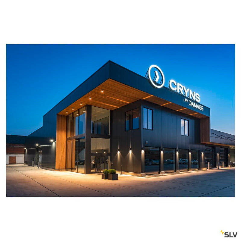 BIG THEO WALL, outdoor wall light, Flood down, LED, 3000K, anthracite, W/H/D 13/14/13.5 cm