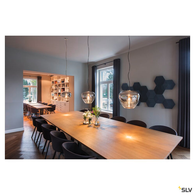 PANTILO CONVEX 40, indoor pendant E27 chrome