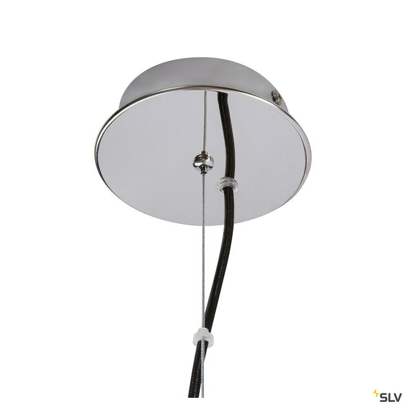 PANTILO CONVEX 40, indoor pendant E27 chrome