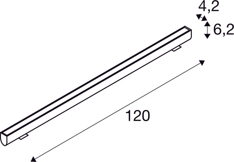 GALEN 120, SP LED PROFILE Outdoor Single Colour CCT switch 3000/4000K