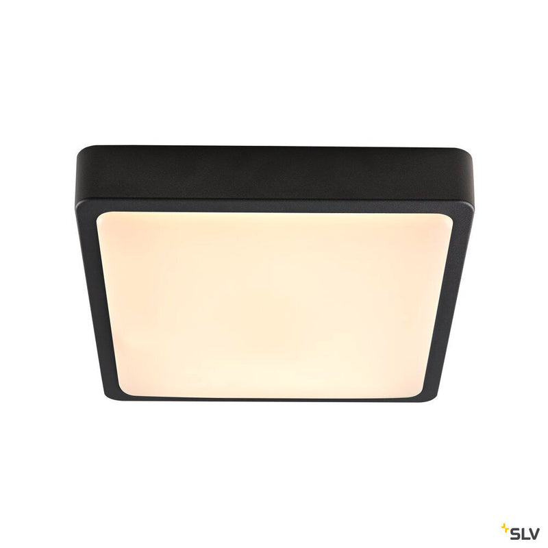 AINOS SQUARE, outdoor LED surface-mounted wall and ceiling light anthracite CCT switch 3000/4000K