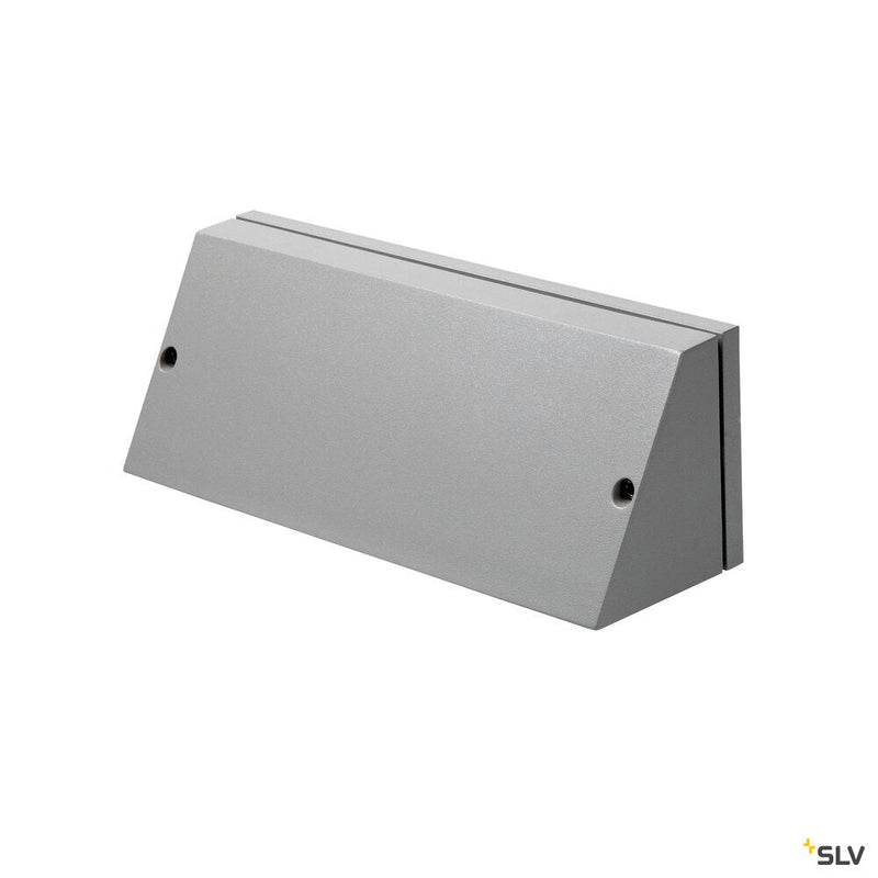 PEMA WL, outdoor LED surface-mounted wall light grey CCT switch 3000/4000K