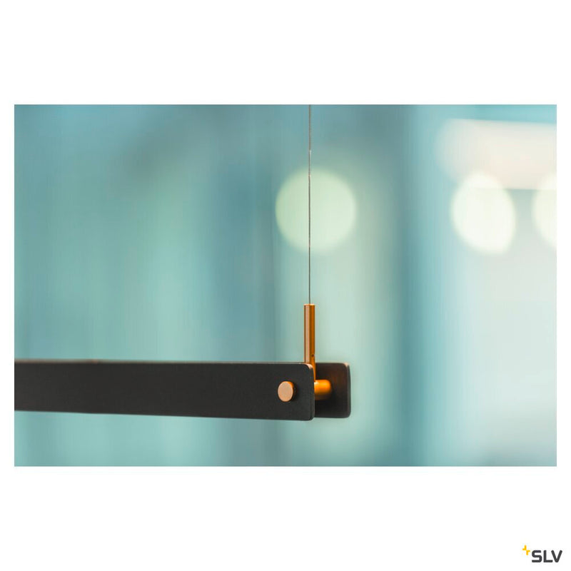 NOYA PD PHASE, Indoor LED pendant light black CCT switch 2700/3000K