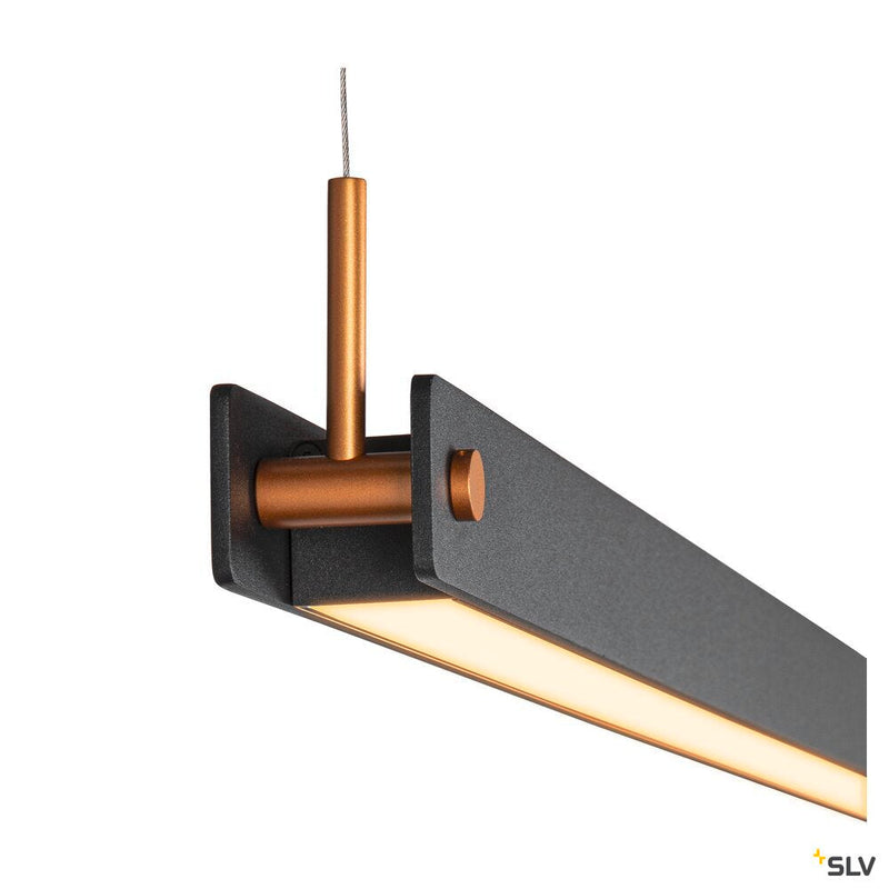 NOYA PD PHASE, Indoor LED pendant light black CCT switch 2700/3000K