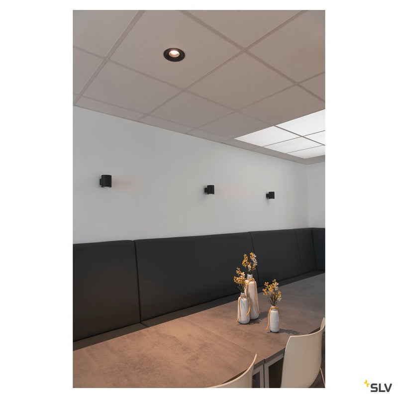 NUMINOS MOVE DL M, Indoor LED recessed ceiling light black/black 3000K 55° rotating and pivoting