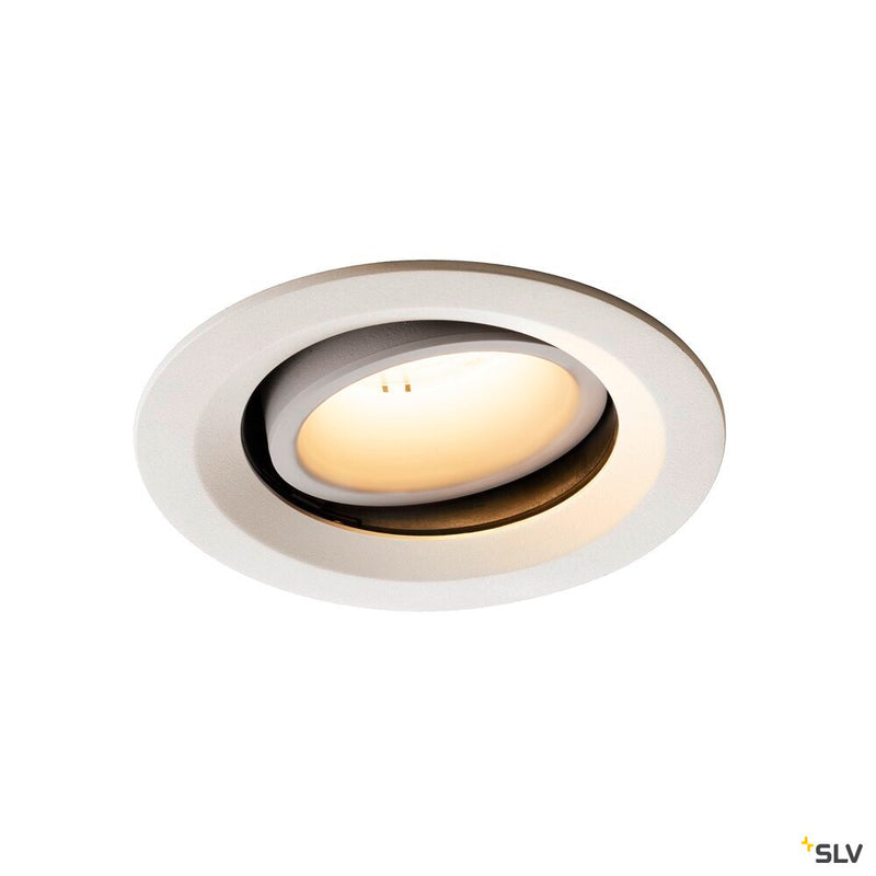NUMINOS MOVE DL M, Indoor LED recessed ceiling light white/white 3000K 55° rotating and pivoting