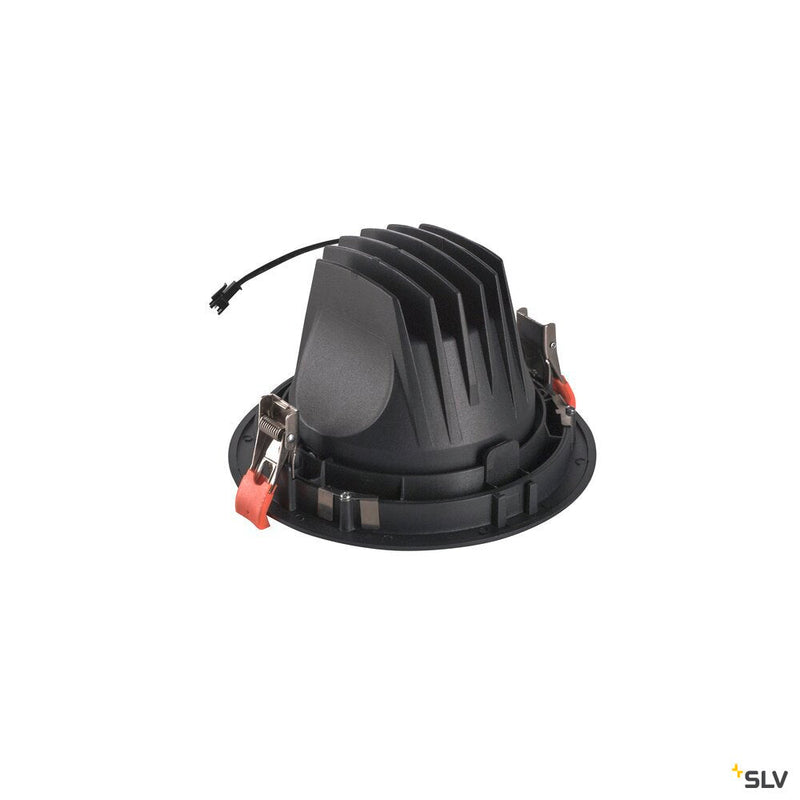 NUMINOS MOVE DL XL, Indoor LED recessed ceiling light black/white 2700K 20° rotating and pivoting