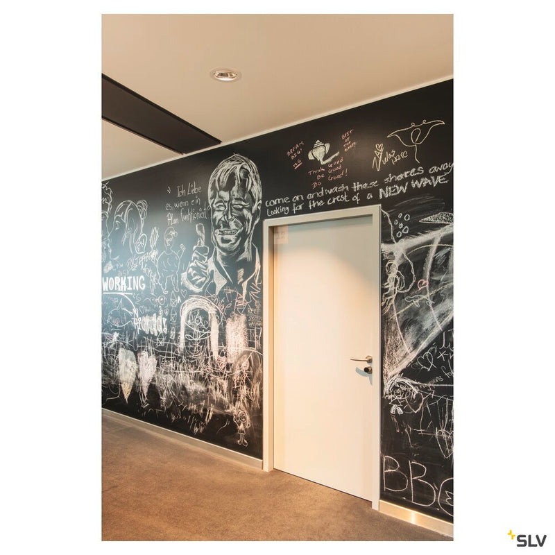 NUMINOS MOVE DL XL, Indoor LED recessed ceiling light white/chrome 2700K 40° rotating and pivoting