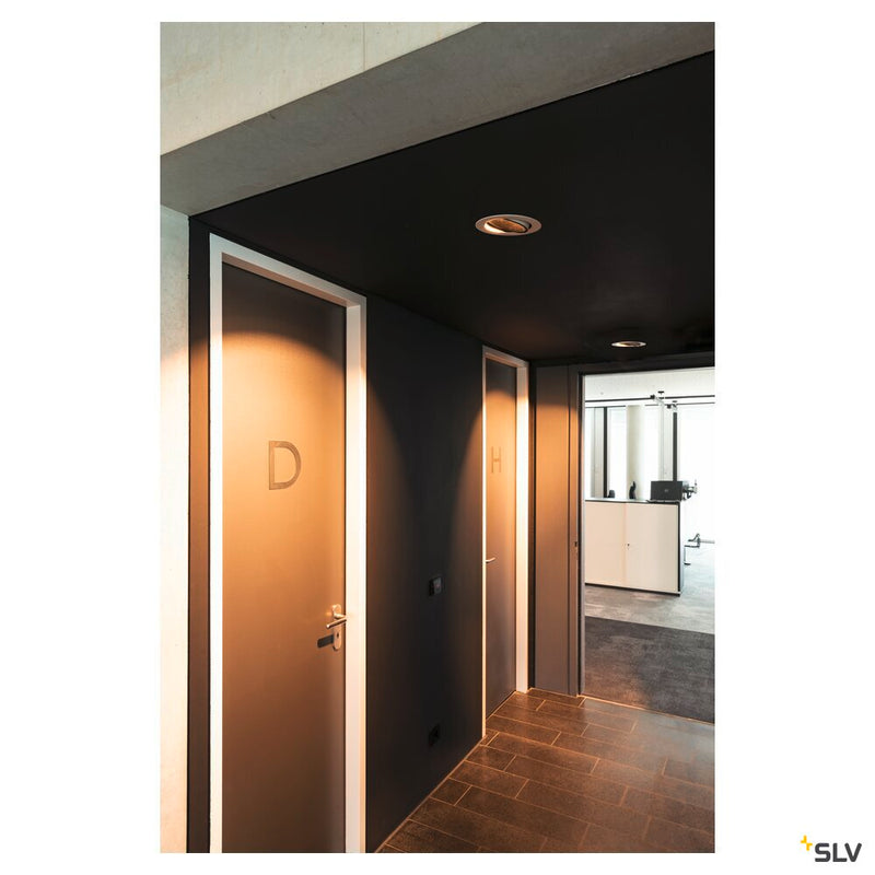 NUMINOS MOVE DL XL, Indoor LED recessed ceiling light black/white 3000K 40° rotating and pivoting