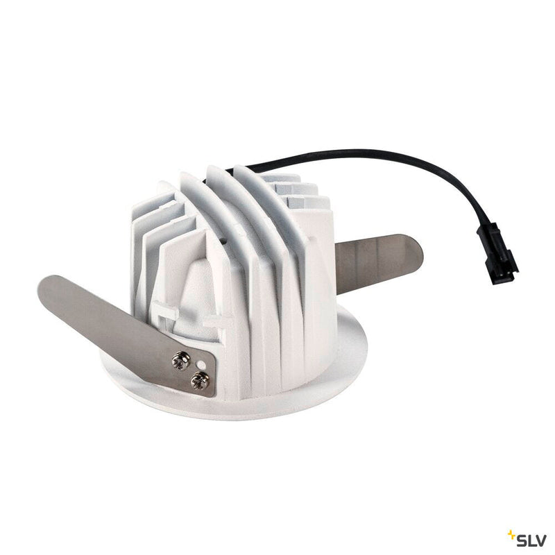 NUMINOS DL S, Indoor LED recessed ceiling light white/black 2700K 20° gimballed, rotating and pivoting, including leaf springs