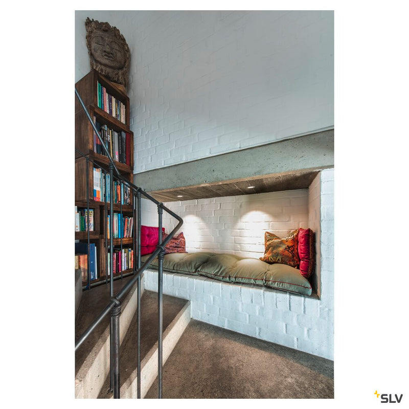 NUMINOS DL S, Indoor LED recessed ceiling light white/white 2700K 40° gimballed, rotating and pivoting, including leaf springs
