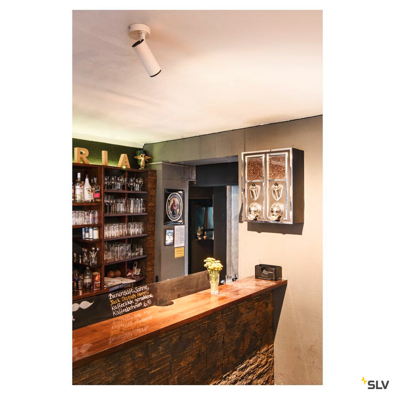 NUMINOS SPOT PHASE S, Indoor LED recessed ceiling light white/black 2700K 60°