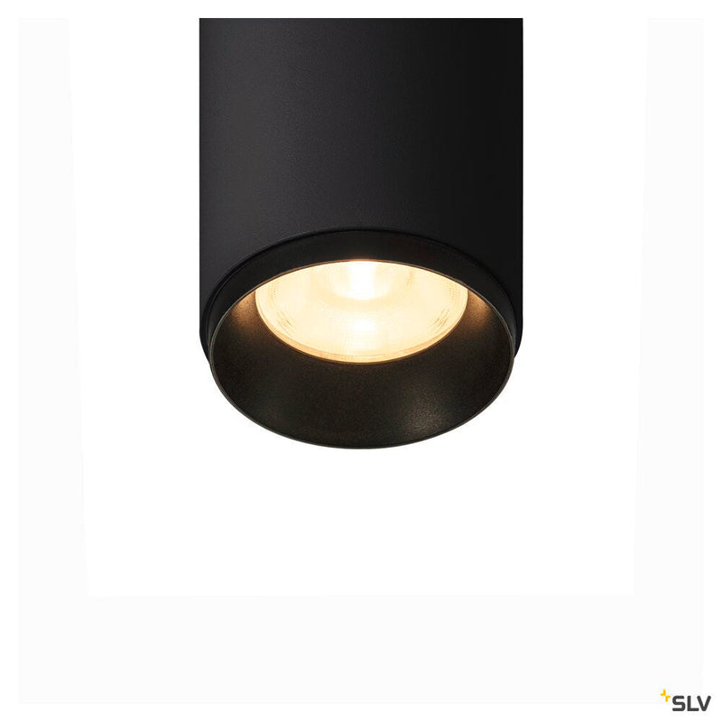 NUMINOS SPOT PHASE S, Indoor LED recessed ceiling light black/black 3000K 24°
