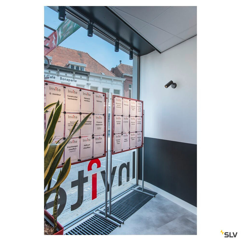 NUMINOS SPOT PHASE S, Indoor LED recessed ceiling light black/black 3000K 36°