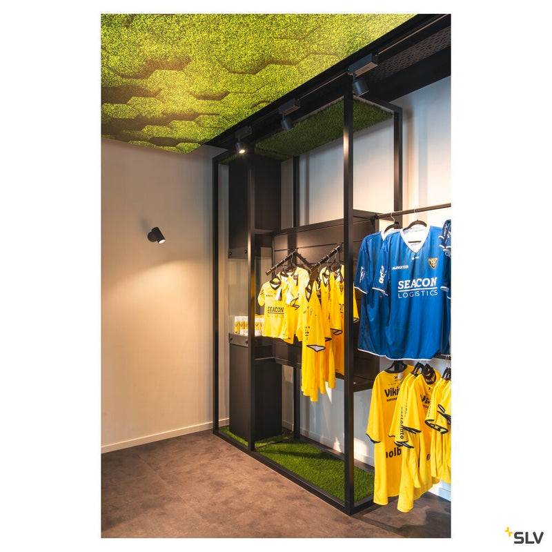 NUMINOS SPOT PHASE S, Indoor LED recessed ceiling light black/black 3000K 60°