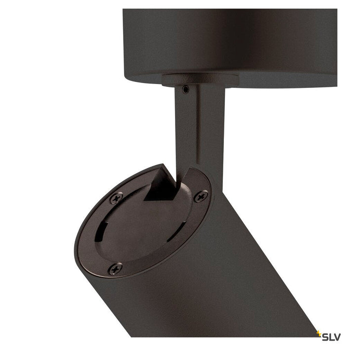 NUMINOS SPOT PHASE S, Indoor LED recessed ceiling light black/black 4000K 24°