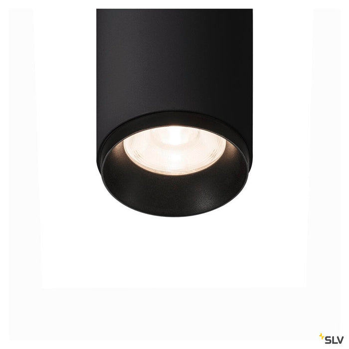 NUMINOS SPOT PHASE S, Indoor LED recessed ceiling light black/black 4000K 24°