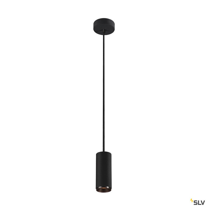 NUMINOS PD PHASE S, Indoor LED pendant light black/black 2700K 60°