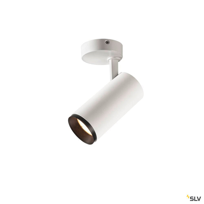 NUMINOS SPOT PHASE M, Indoor LED surface-mounted ceiling light white/black 3000K 60°