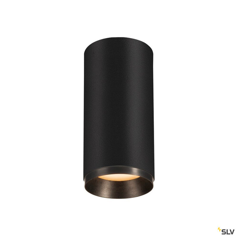 NUMINOS CL PHASE M, Indoor LED recessed ceiling light black/black 3000K 60°