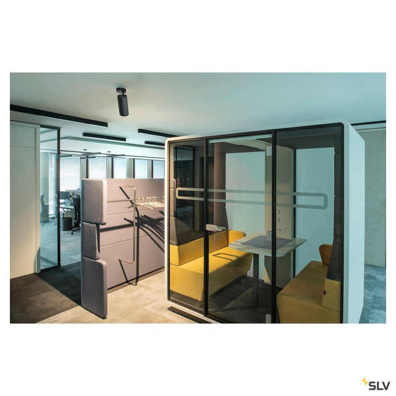 NUMINOS CL PHASE M, Indoor LED recessed ceiling light black/black 3000K 60°