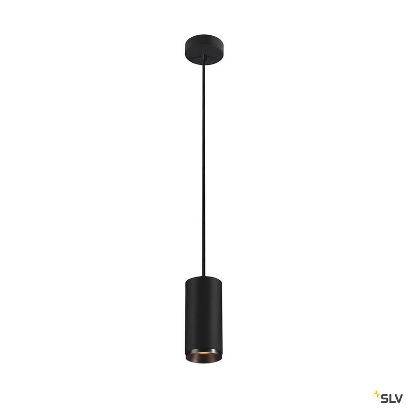 NUMINOS PD PHASE M, Indoor LED pendant light black/black 2700K 24°