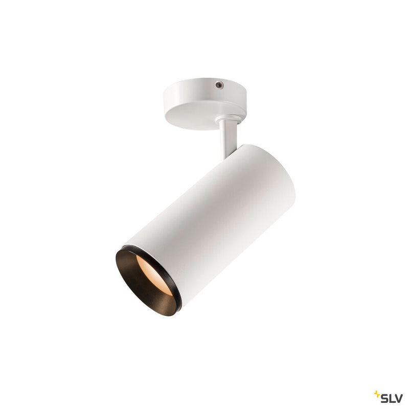 NUMINOS SPOT PHASE L, Indoor LED recessed ceiling light white/black 3000K 60°