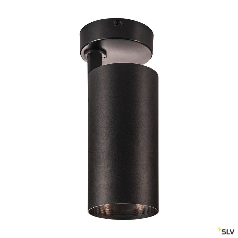 NUMINOS SPOT PHASE L, Indoor LED recessed ceiling light black/black 3000K 36°