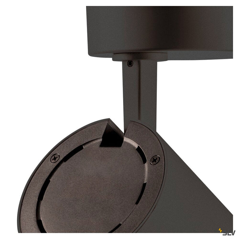 NUMINOS SPOT PHASE L, Indoor LED recessed ceiling light black/black 4000K 60°
