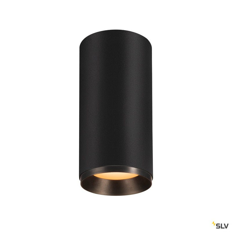 NUMINOS CL PHASE L, Indoor LED recessed ceiling light black/black 2700K 60°