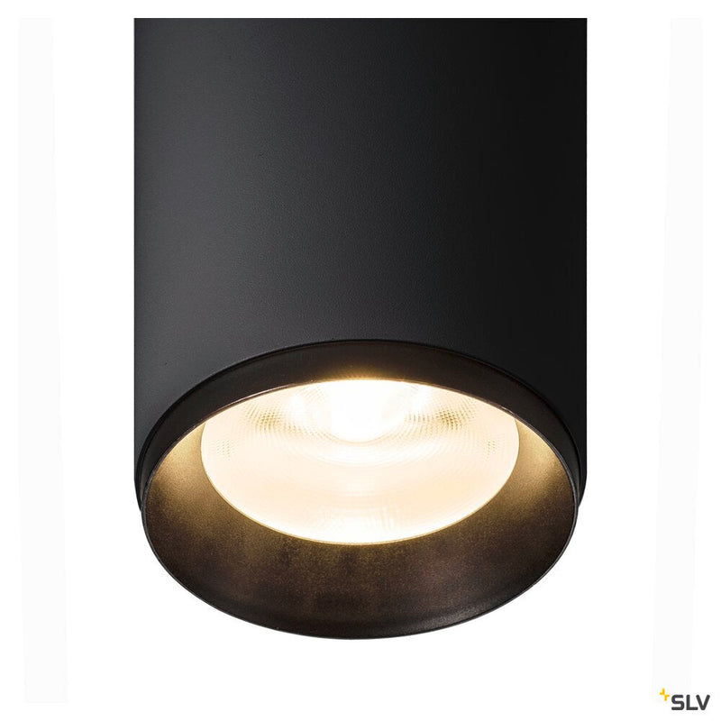 NUMINOS PD PHASE L, Indoor LED recessed ceiling light black/black 4000K 24°