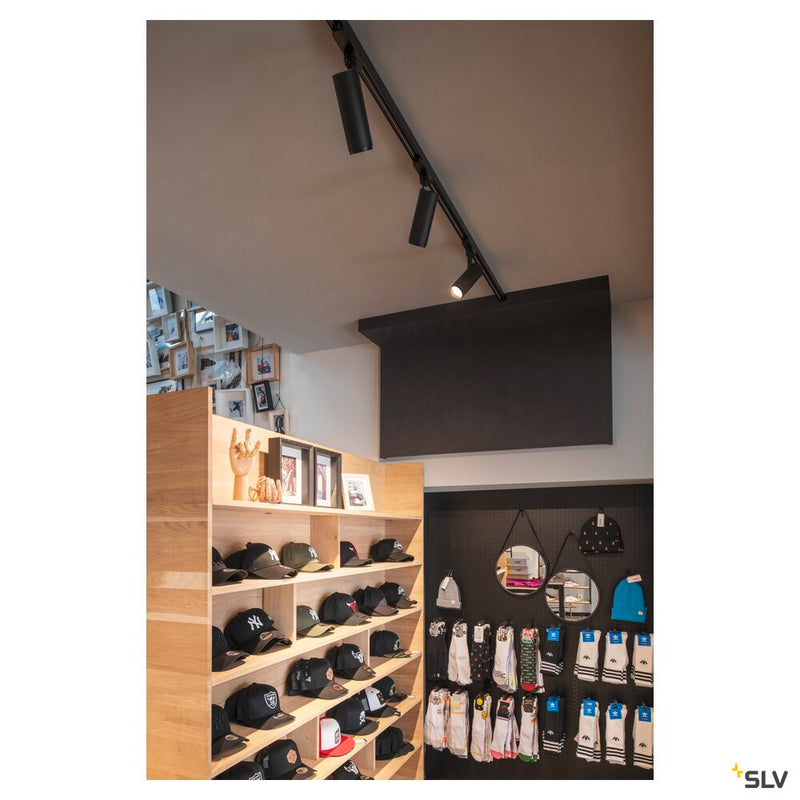 3~ NUMINOS PHASE S, 3 phase system light black/black 3000K 60°